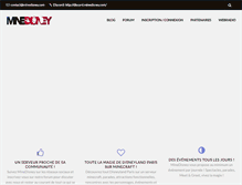 Tablet Screenshot of minedisney.com